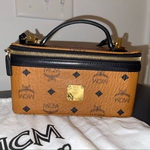 MCM Cognac Vanity Case !!!